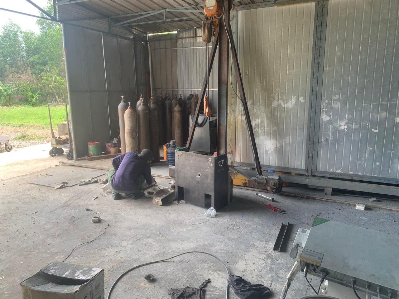 Grinding before coating